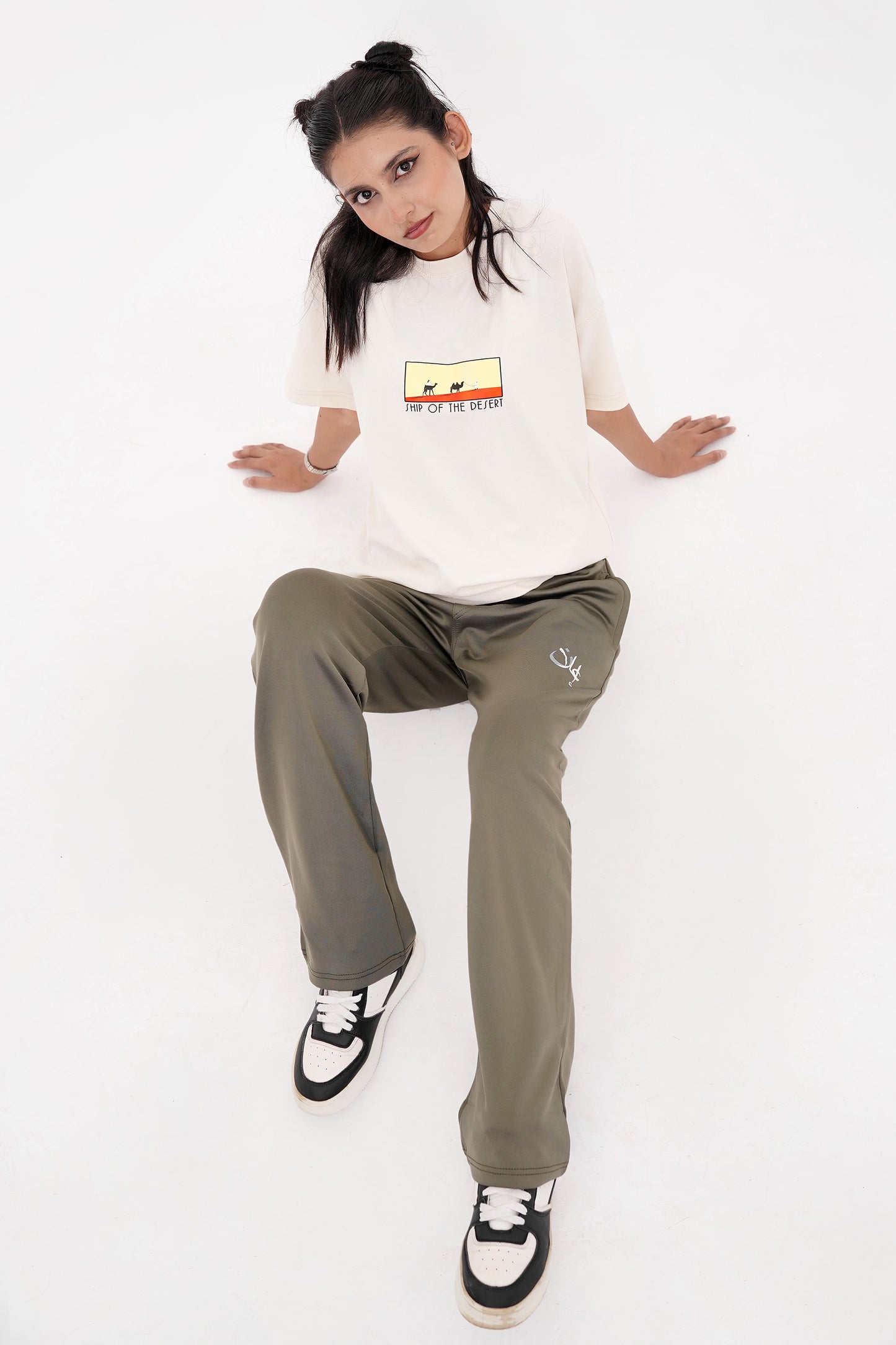 GREEN STRAIGHT FIT TROUSER