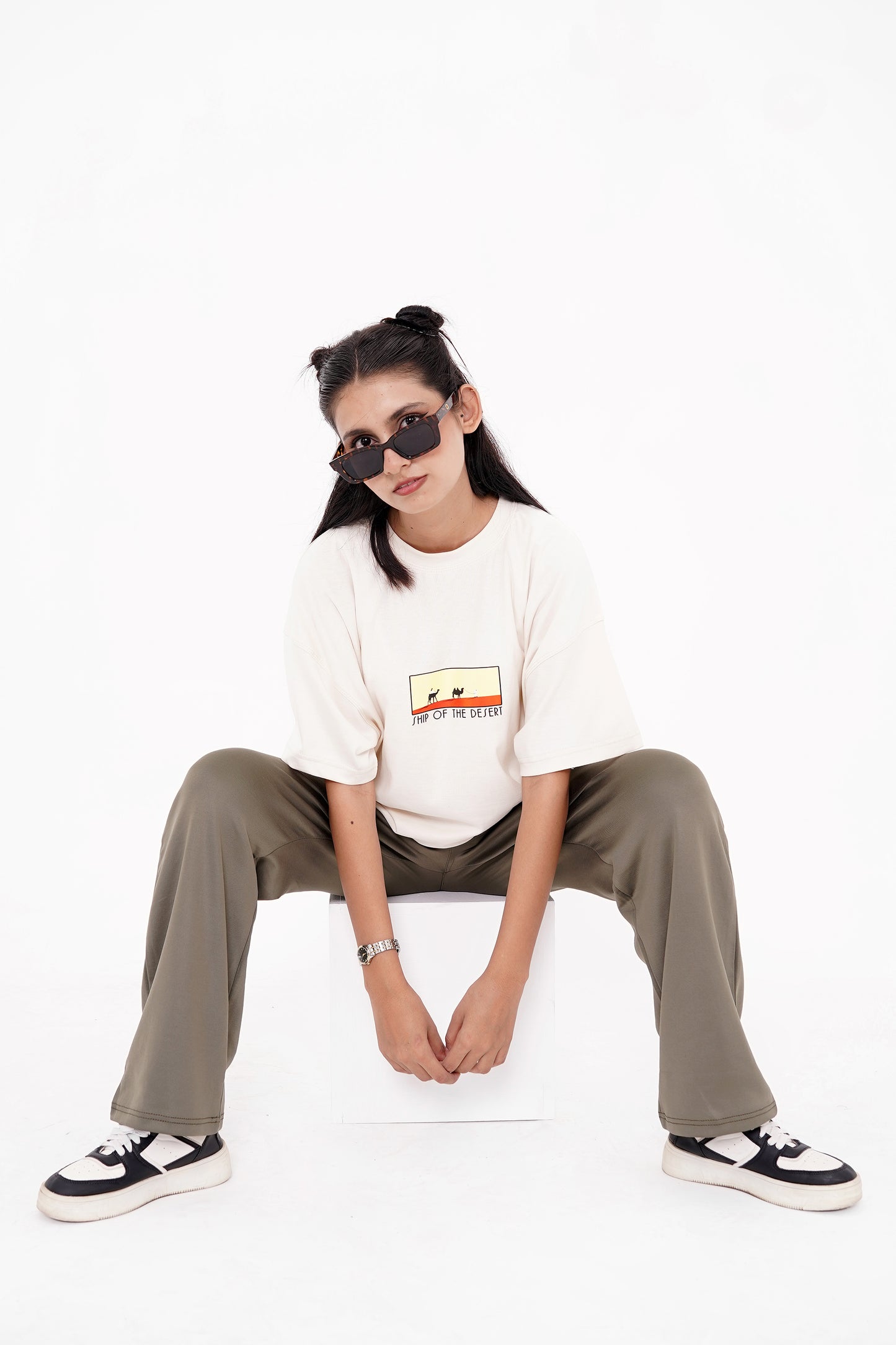 GREEN STRAIGHT FIT TROUSER